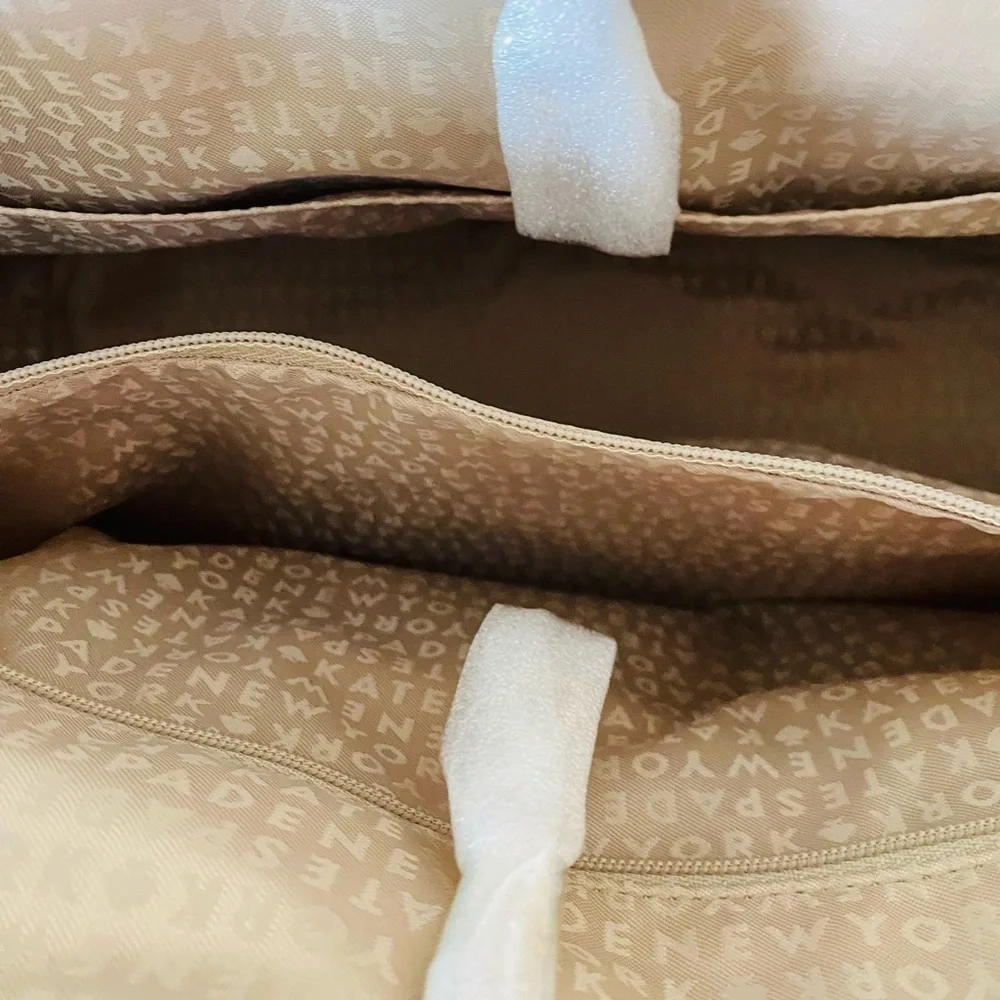 Rare kate spade Lott Street Francis Natural/Gulabi tote